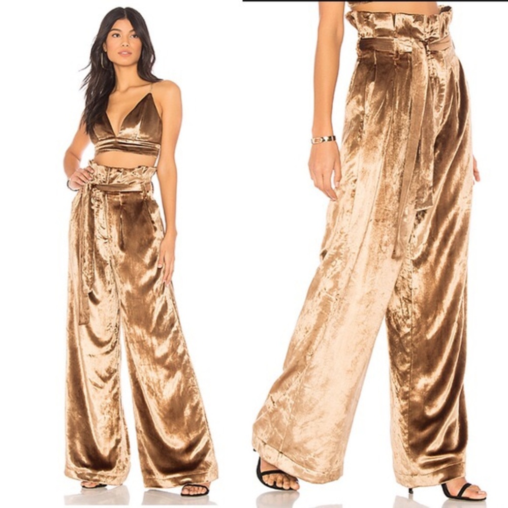 Chrissy Teigen x Revolve, Thai Tea Pant & top